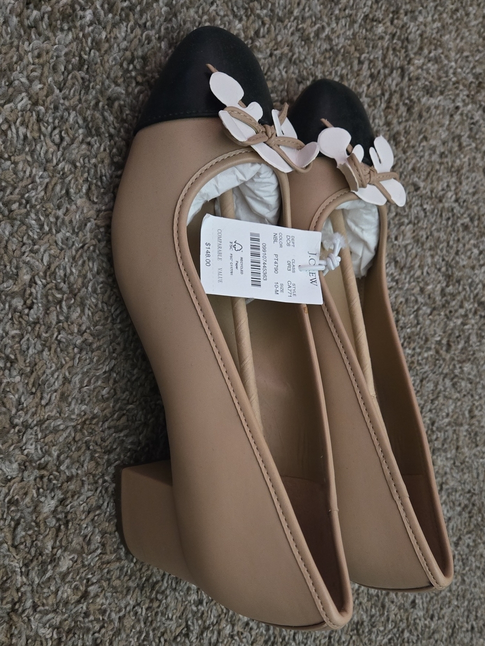 J. CREW Neutral Heels, NWT - Picture 2 of 5